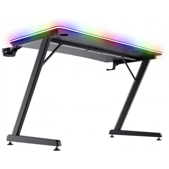 Геймерський стіл Trust GXT 710 Luminus Pro RGB Black (25419)