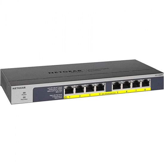 Комутатор Netgear GS108PP-100EUS