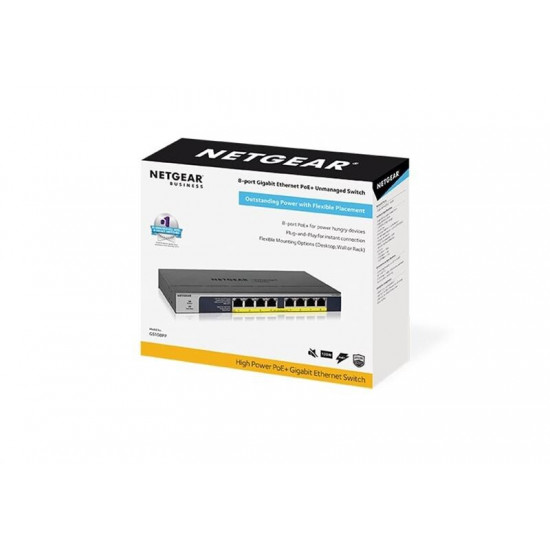Комутатор Netgear GS108PP-100EUS