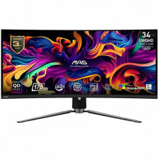 Монітор MSI 34" MAG 341CQP QD-OLED Black Curved 175Hz