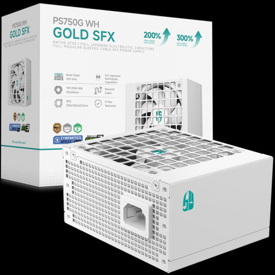 Блок живлення DeepCool GamerStorm PS750G 750W White (R-PS750G-FE0W-JGEU)