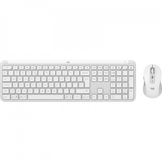 Комплект (клавіатура, миша) бездротовий Logitech Signature Slim Combo MK950 OffWhite (920-012491)