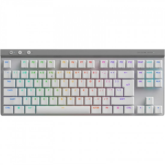 Клавiатура бездротова Logitech G515 Lightspeed TKL White (920-012539)