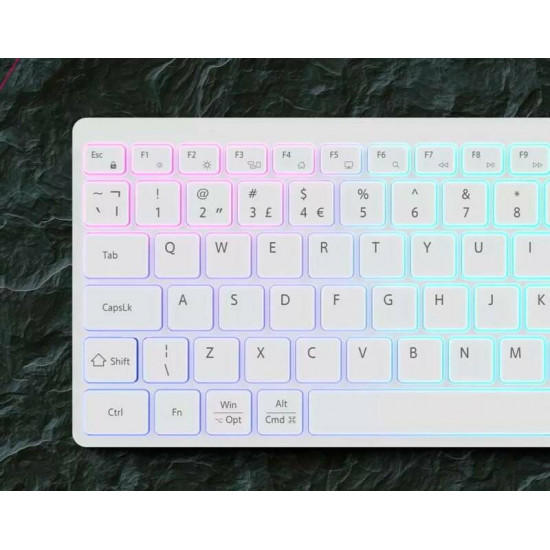 Клавіатура бездротова Canyon HKB-W11 White (CNS-HBTK11W)