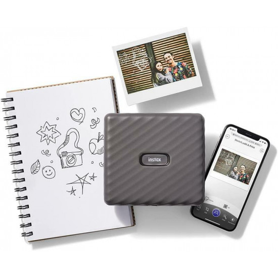 Принтер миттєвого друку Fujifilm Instax Link Wide Mocha Gray EX D (16719586)