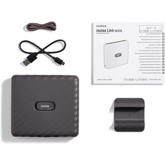 Принтер миттєвого друку Fujifilm Instax Link Wide Mocha Gray EX D (16719586)