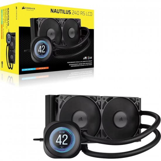 Система водяного охолодження Corsair Nautilus 240 RS LCD (CW-9061031-WW)