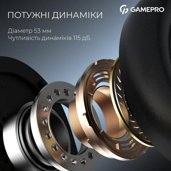 Гарнітура GamePro Asgard Freya Pro Black (HSW201B)