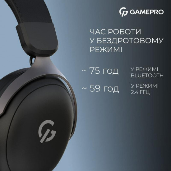 Гарнітура GamePro Asgard Freya Pro Black (HSW201B)