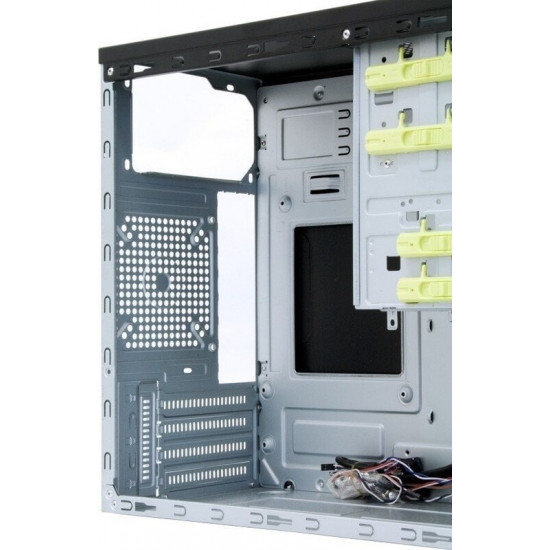 Корпус Chieftec HT-01B, без БЖ, 2xUSB3.0, mATX, Black