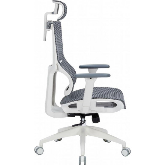 Крісло офісне Officepro Elegant OC660-W-DG-DG White/Dark Gray
