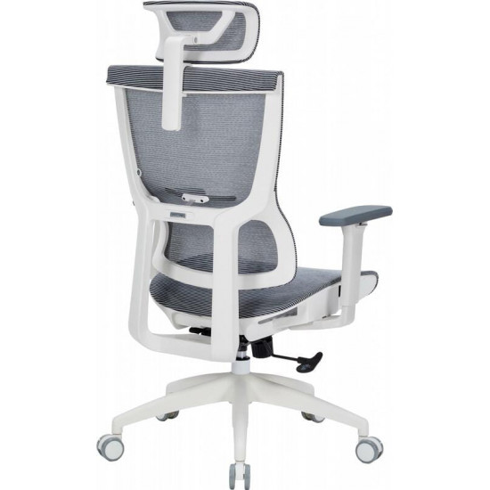 Крісло офісне Officepro Elegant OC660-W-DG-DG White/Dark Gray