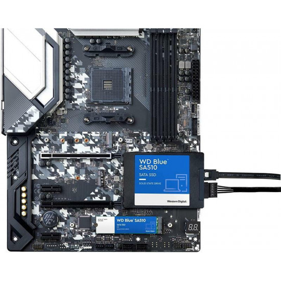 Накопичувач SSD  500GB WD Blue 2.5" SATAIII 3D TLC (WDS500G3B0A)