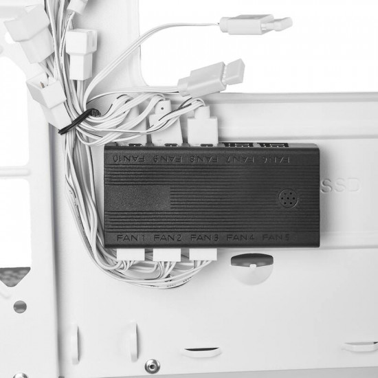 Корпус Prologix Lumi GM-01AW Glass White