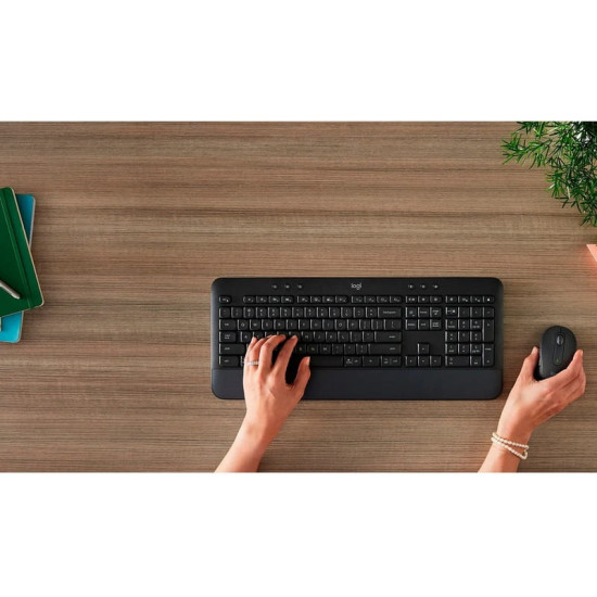 Комплект (клавіатура, миша) бездротовий Logitech MK650 Combo for Business Graphite (920-011004)