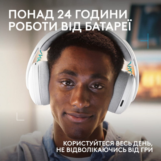Гарнітура Logitech G325 Lightspeed White (981-001531)
