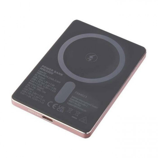 Універсальна мобільна батарея Intenso MW5000 5000mAh, 20W, Rose (7344023)