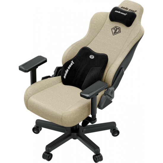 Крісло для геймерів Anda Seat Kaiser 3E XL Beige Fabric (AD23YC-XL-09-I-CF-I01)