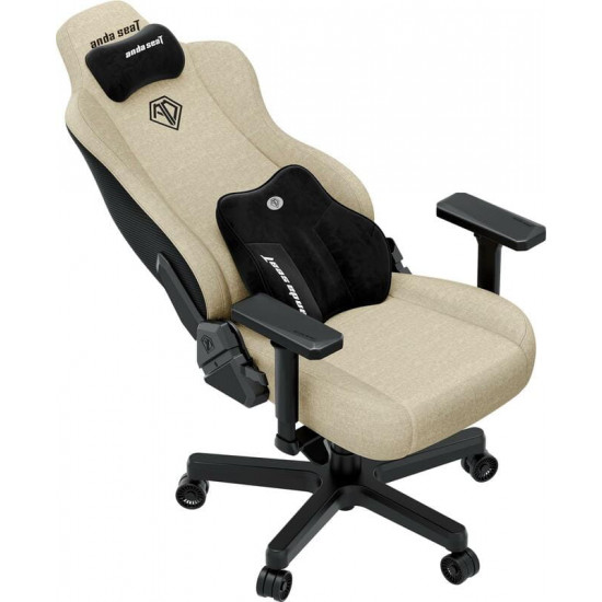 Крісло для геймерів Anda Seat Kaiser 3E XL Beige Fabric (AD23YC-XL-09-I-CF-I01)
