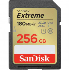 Карта пам`ятi SDXC 256GB UHS-II U3 R180/W130MB/s SanDisk UHS-I U3 V30 Extreme Plus (SDSDXWV-256G-GNCIN)