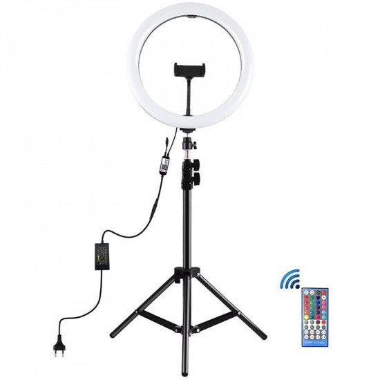 Кільцева LED-лампа Puluz PKT3050EU 12"+ штатив 1.1 м (PKT3050EU)