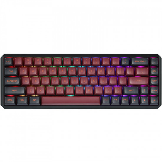 Клавіатура бездротова Motospeed Darmoshark K5 Gateron Red Red-Black (dmk5rbgr)