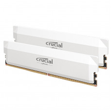 Модуль пам`ятi DDR5 2x32GB/6000 Crucial Pro Overclocking White (CP2K32G60C40U5W)