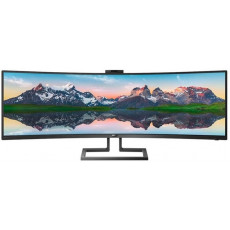 Монiтор Philips 48.8" 499P9H/00 VA Black Curved