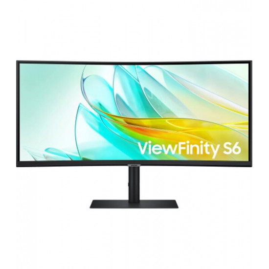 Монiтор Samsung 34" ViewFinity LS34C650U (LS34C650UAIXUA) VA Black Curved 100Hz