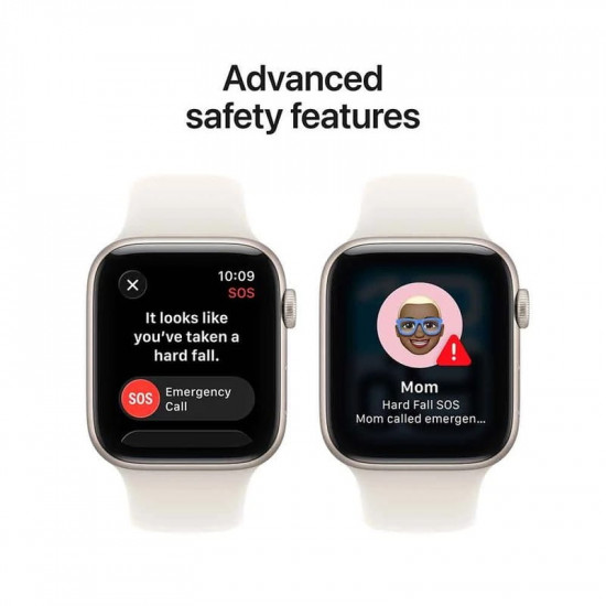 Смарт-годинник Apple Watch SE 3 GPS 40mm Starlight Aluminium Case with Starlight Sport Band - S/M (MEH34RK/A)
