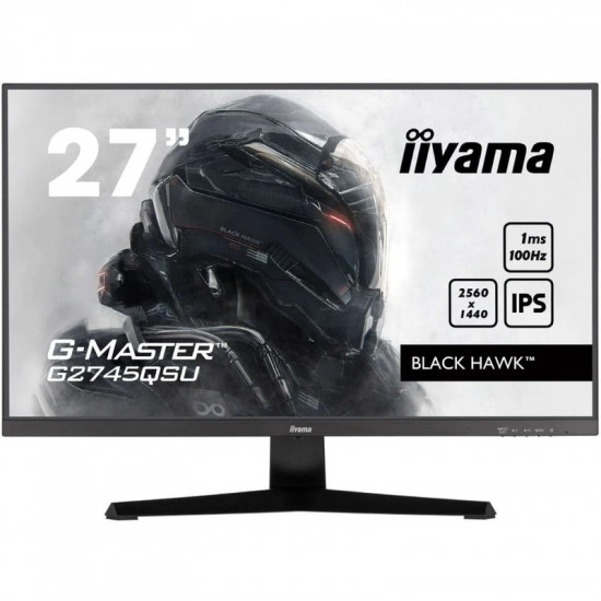 Монітор Iiyama 27" G-Master G2745QSU-B2 IPS Black 100Hz