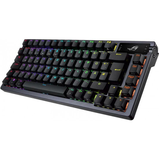 Клавіатура бездротова Asus ROG Azoth RGB WL BT Black (90MP0316-BKUA01)