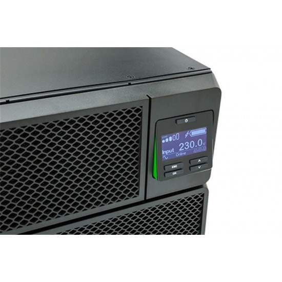 Джерело безперебійного живлення APC Smart-UPS SRT 10000VA, Online, 6хIEC 320 C13, 4хIEC 320 C19, RJ-45, USB, LCD, металл (SRT10KRMXLI)