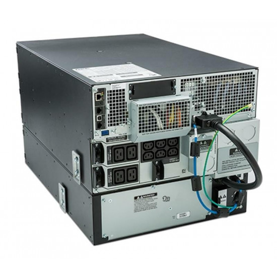 Джерело безперебійного живлення APC Smart-UPS SRT 10000VA, Online, 6хIEC 320 C13, 4хIEC 320 C19, RJ-45, USB, LCD, металл (SRT10KRMXLI)