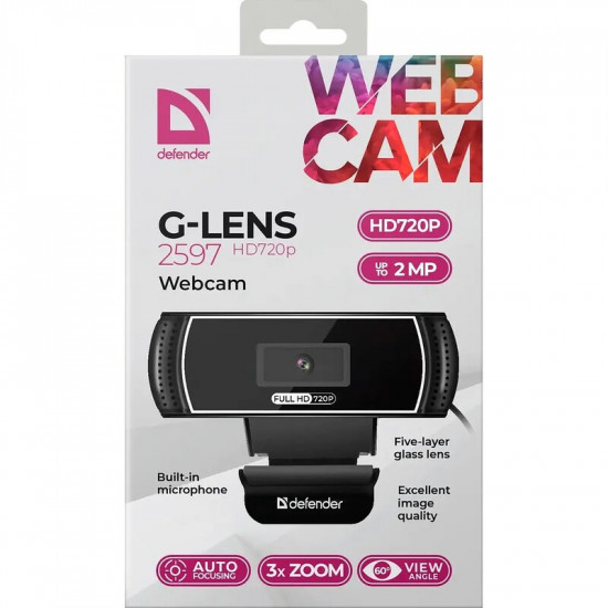 Веб-камера Defender G-lens 2597 HD (63197)