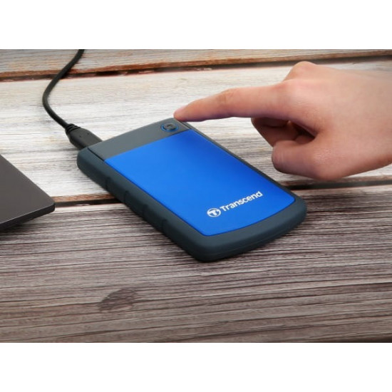 Накопичувач зовнiшнiй 2.5" USB 4.0TB Transcend StoreJet 25H3 Navy Blue (TS4TSJ25H3B)