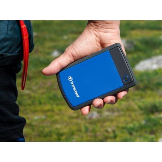 Накопичувач зовнiшнiй 2.5" USB 4.0TB Transcend StoreJet 25H3 Navy Blue (TS4TSJ25H3B)