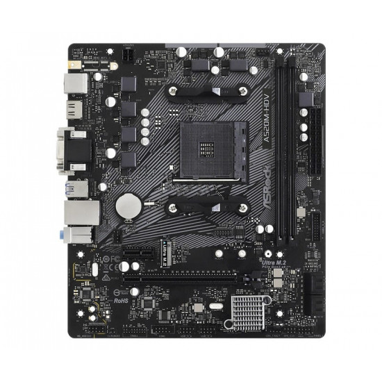Материнська плата ASRock A520M-HDV Socket AM4