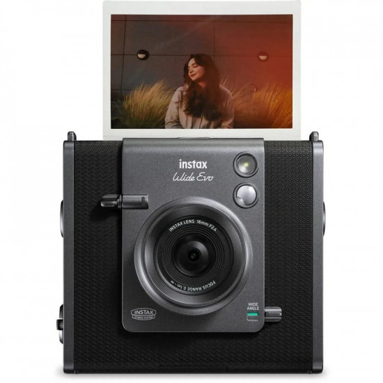 Камера моментального друку Fujifilm Instax Wide Evo Black (16840933)