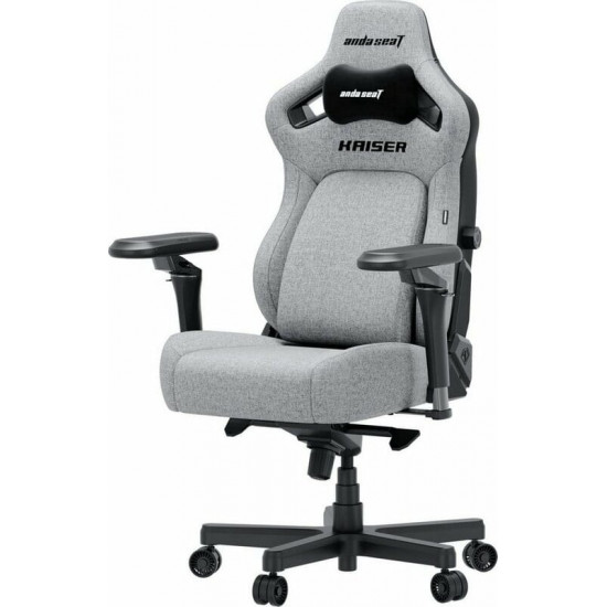Крісло для геймерів Anda Seat Kaiser 4 V2 Size XL PVC Gray Fabric (AD12YDDC-XLL-20-G-CF-03)