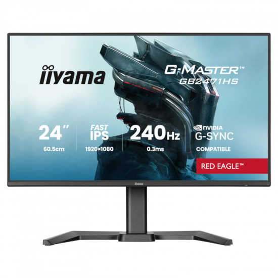 Монітор Iiyama 23.8" GB2471HS-B1 IPS Black 240Hz