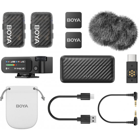 Мікрофон BOYA MIC 2-02 Type-C/TRS Black