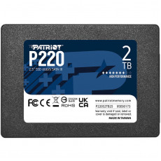 Накопичувач SSD 2TB Patriot P220 2.5" SATAIII TLC (P220S2TB25)