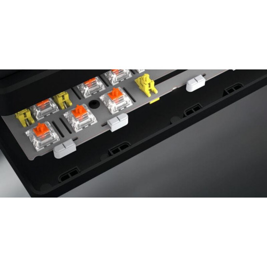 Клавіатура бездротова Hator Rockfall 3 Mecha TKL Wireless Orange Black (HTK850UA)