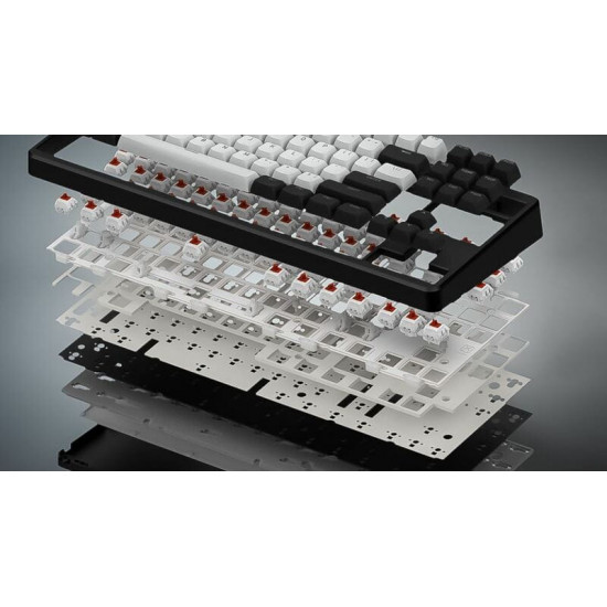Клавіатура бездротова Hator Rockfall 3 Mecha TKL Wireless Orange Black (HTK850UA)