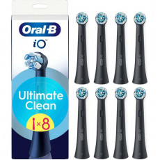 Насадка для зубної електрощітки Braun Oral-B iO RB CBF-8 Ultimate Clean Black (8 шт)