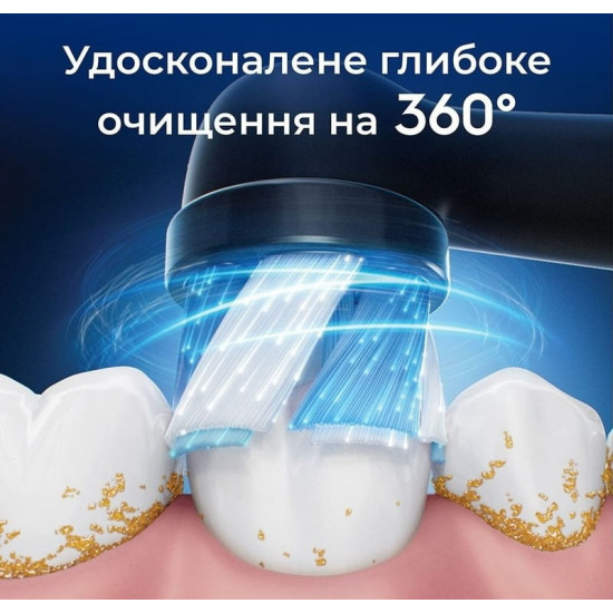 Насадка для зубної електрощітки Braun Oral-B iO RB CBF-8 Ultimate Clean Black (8 шт)