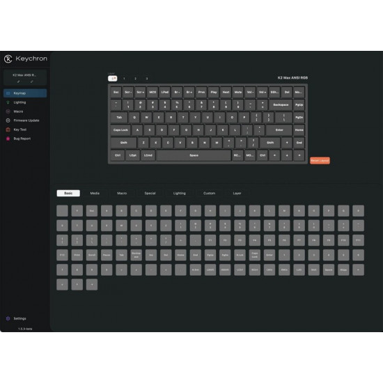 Клавіатура бездротова Keychron K2 Max 84Key (K2M-J1-UA)