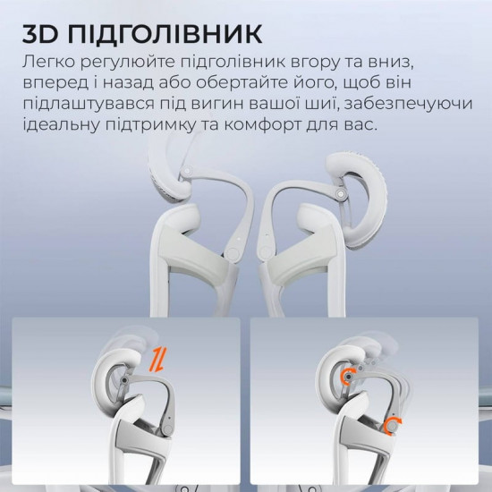 Крісло офісне Sihoo Doro C300 Pro Mesh White with footrest (Doro-C300-Pro-M102-JT)