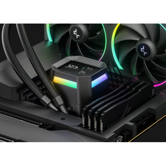 Система водяного охолодження DeepCool LM360 Black (R-LM360-BKDMMC-1)